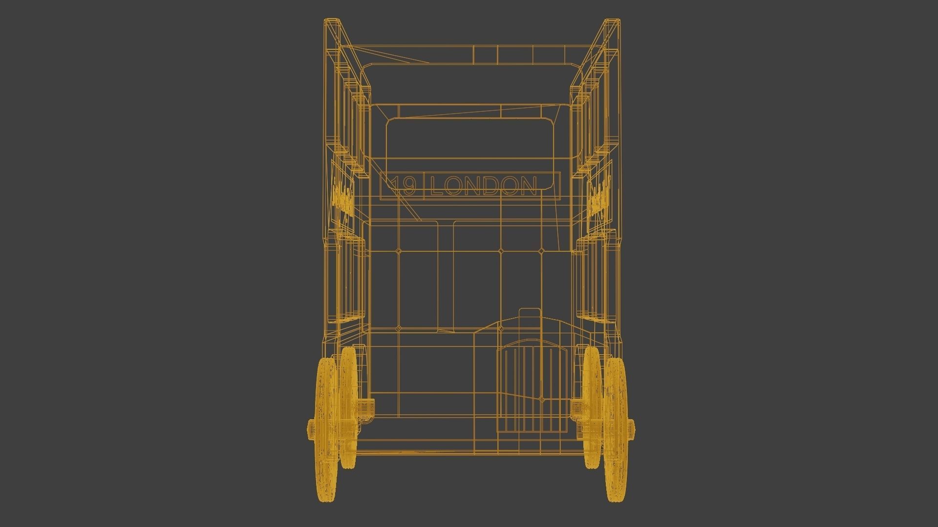 Toy Bus 3D Model Low-poly 3D model_20