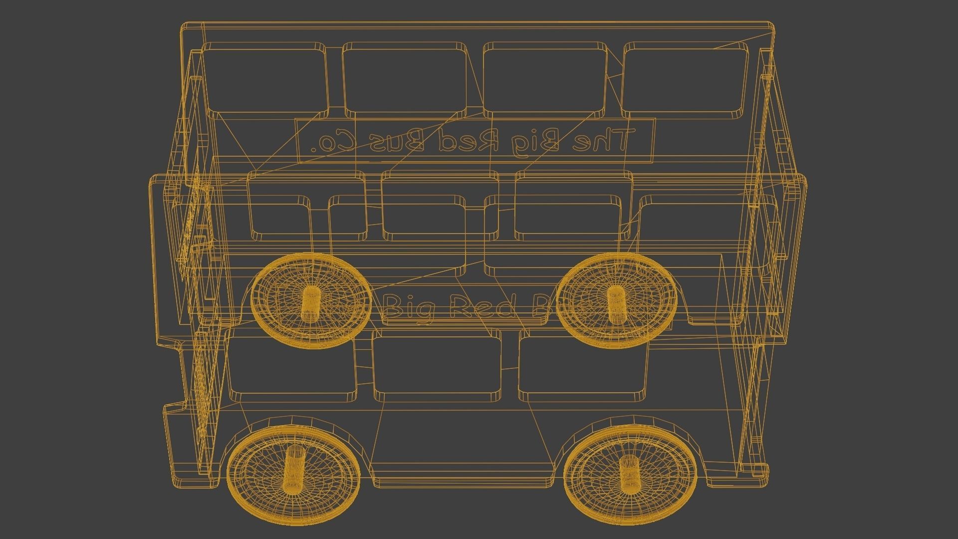 Toy Bus 3D Model Low-poly 3D model_21