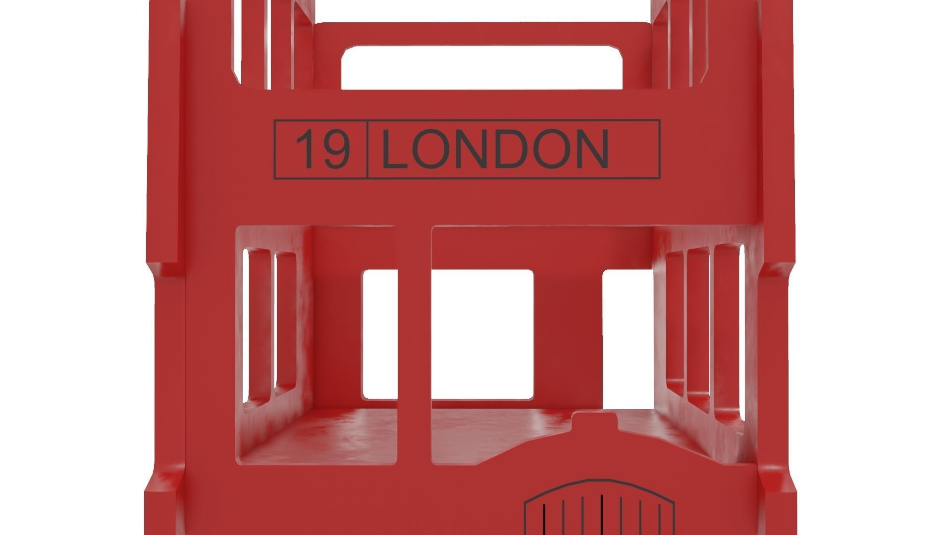 Toy Bus 3D Model Low-poly 3D model_5