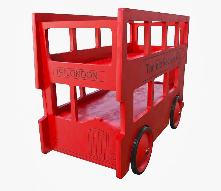 Toy Bus 3D Model Low-poly 3D model_1