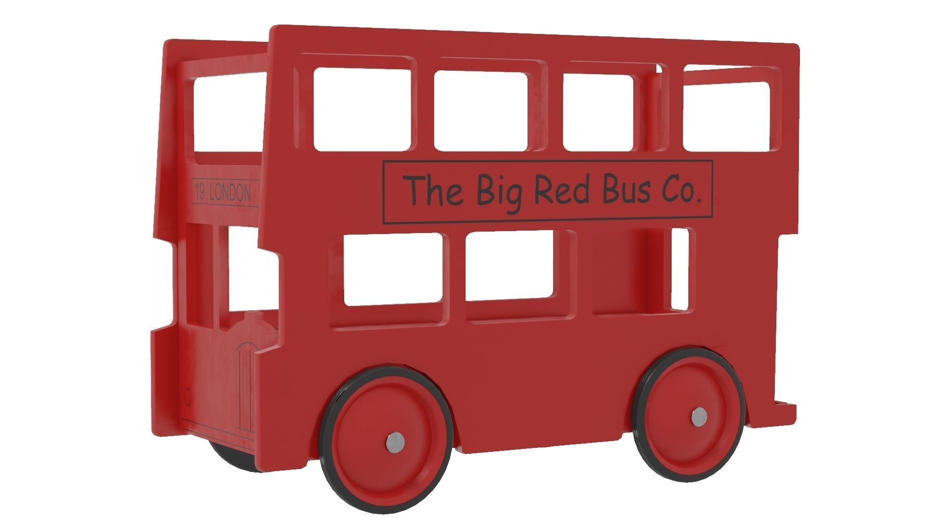 Toy Bus 3D Model Low-poly 3D model_2