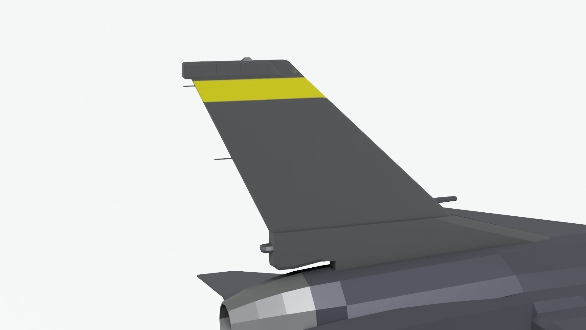 MIG 29 AND F16 low poly Low-poly 3D model_24