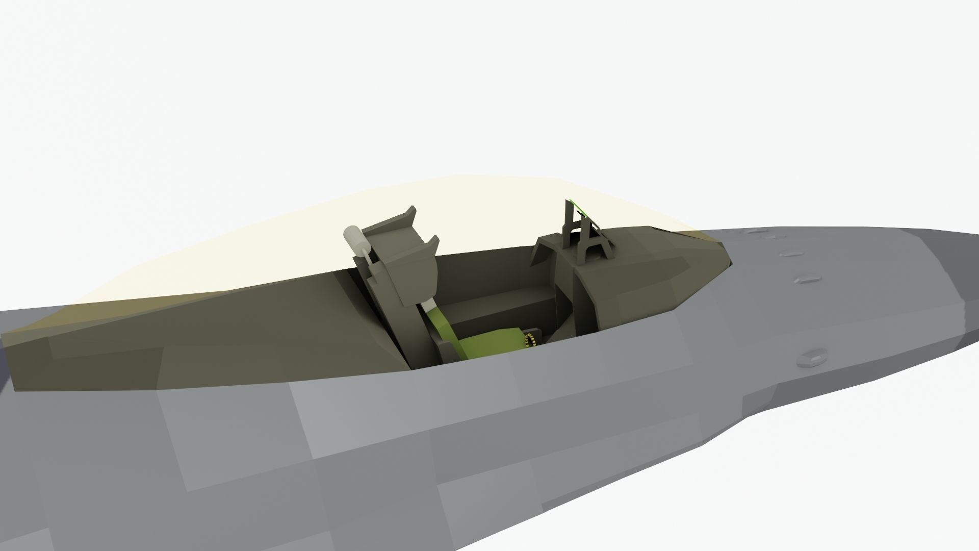 MIG 29 AND F16 low poly Low-poly 3D model_23