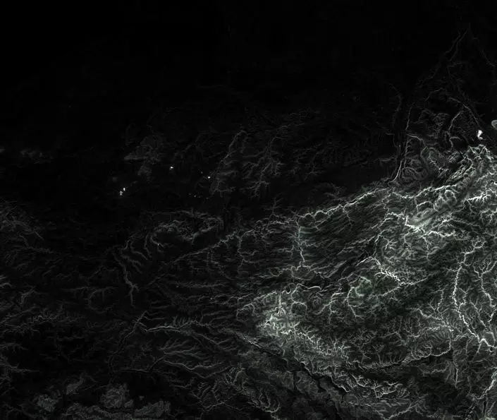 Belgium - Thickness hill tops map of entire country Texture_0