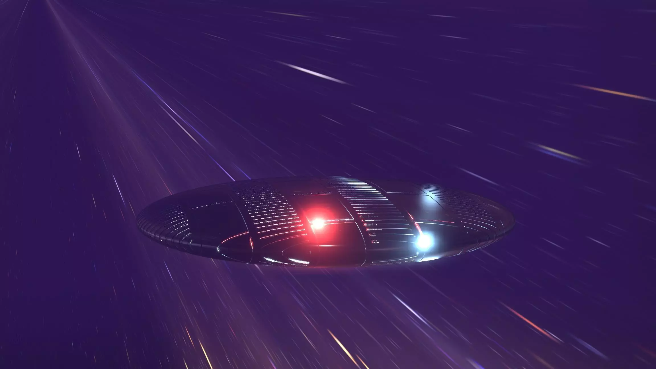 Simple UFO Free low-poly 3D model