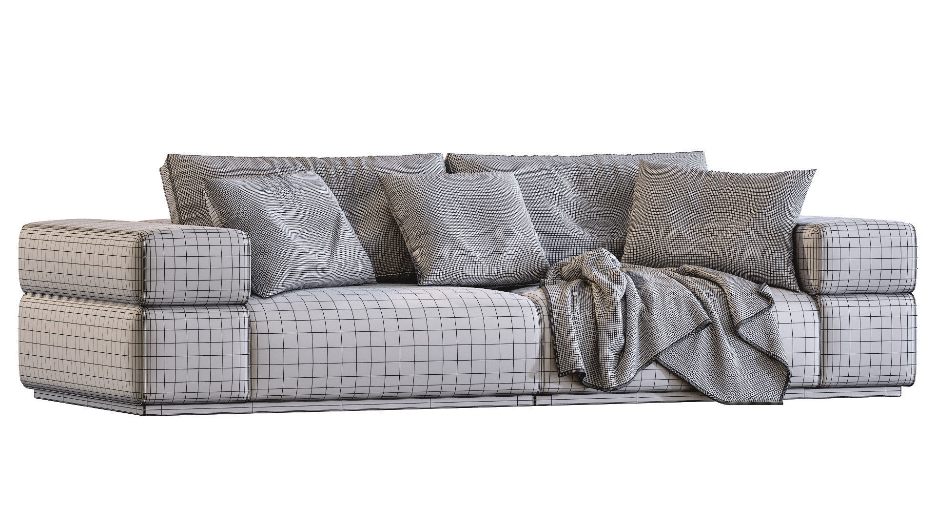 Sofa BRICK LANE By Lema 3D model_7