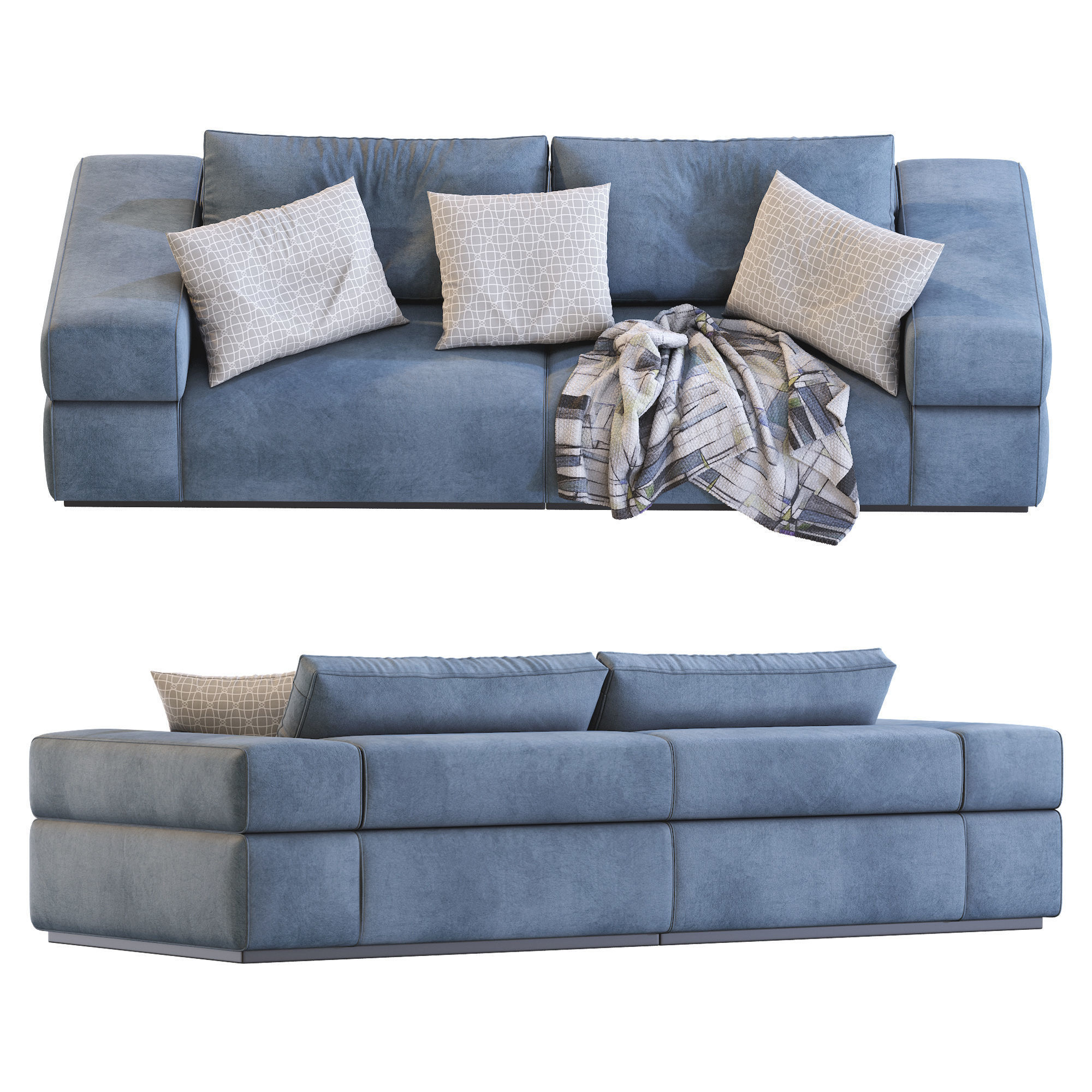 Sofa BRICK LANE By Lema 3D model_16