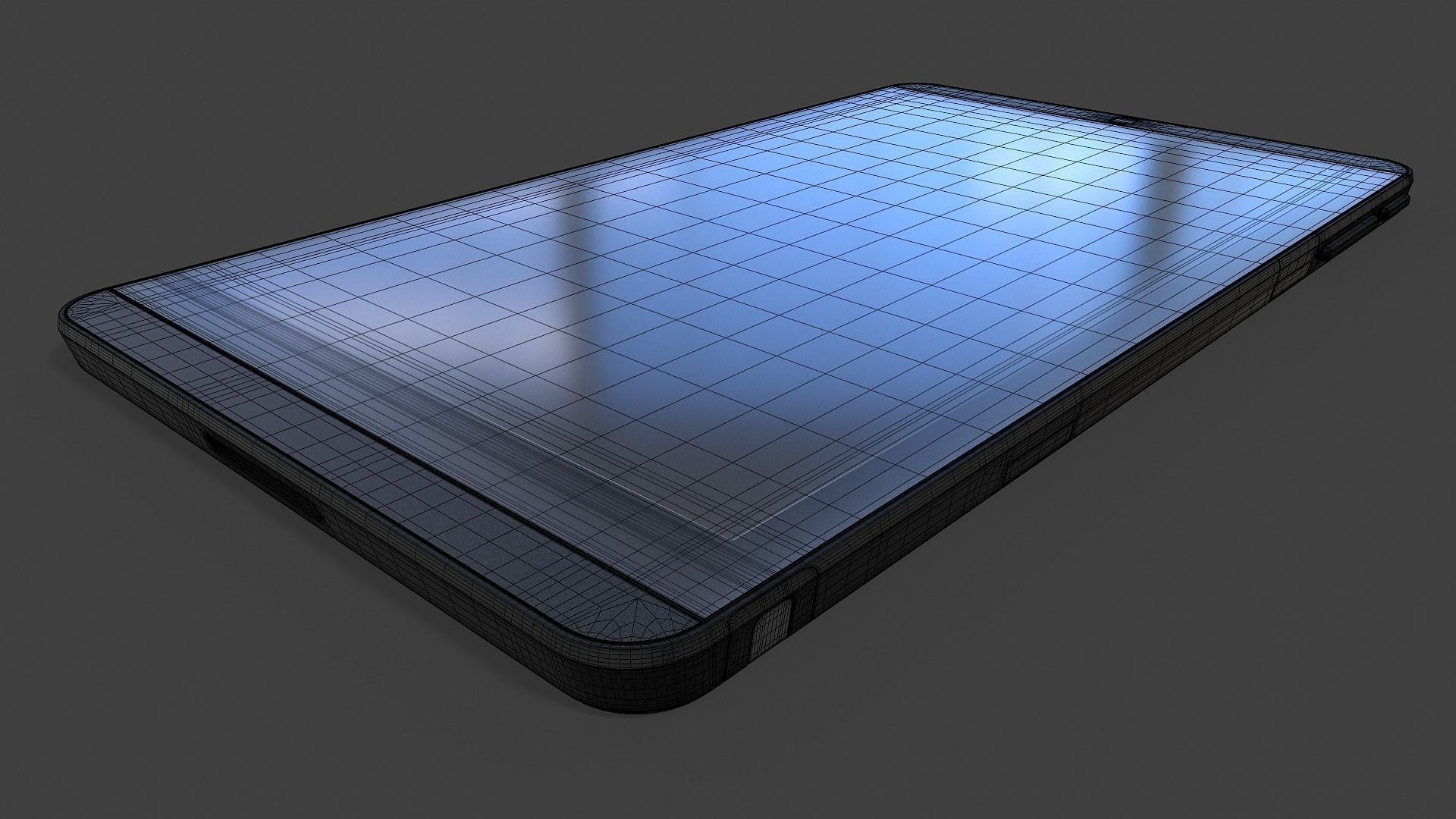 Tablet V01 - High Poly 3D model_6