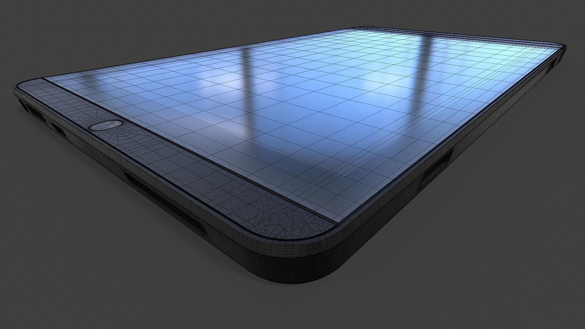 Tablet V01 - High Poly 3D model_1