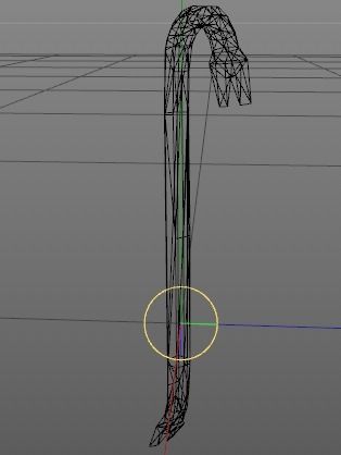 Crowbar hook 3D model_5