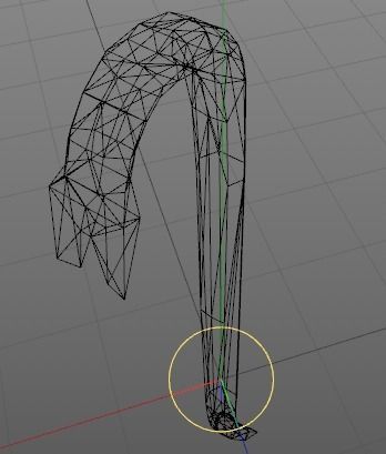 Crowbar hook 3D model_6