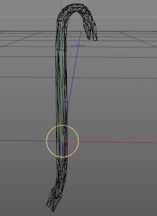 Crowbar hook 3D model_4