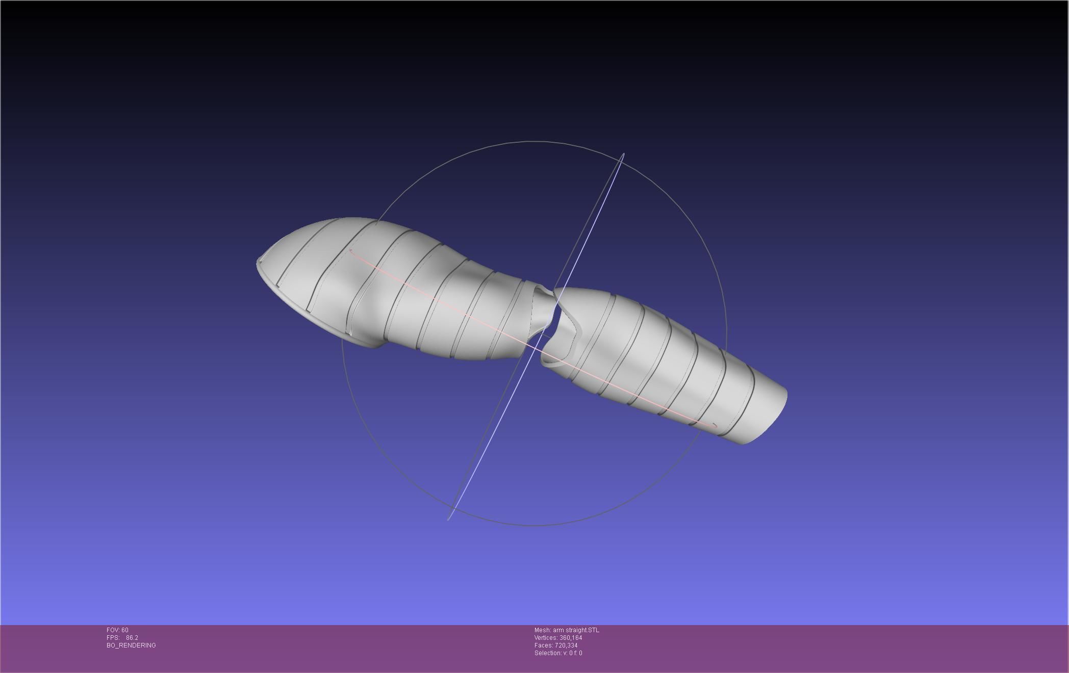 Winter Soldier Arm Simple Straight Lined Version 3D print model_6