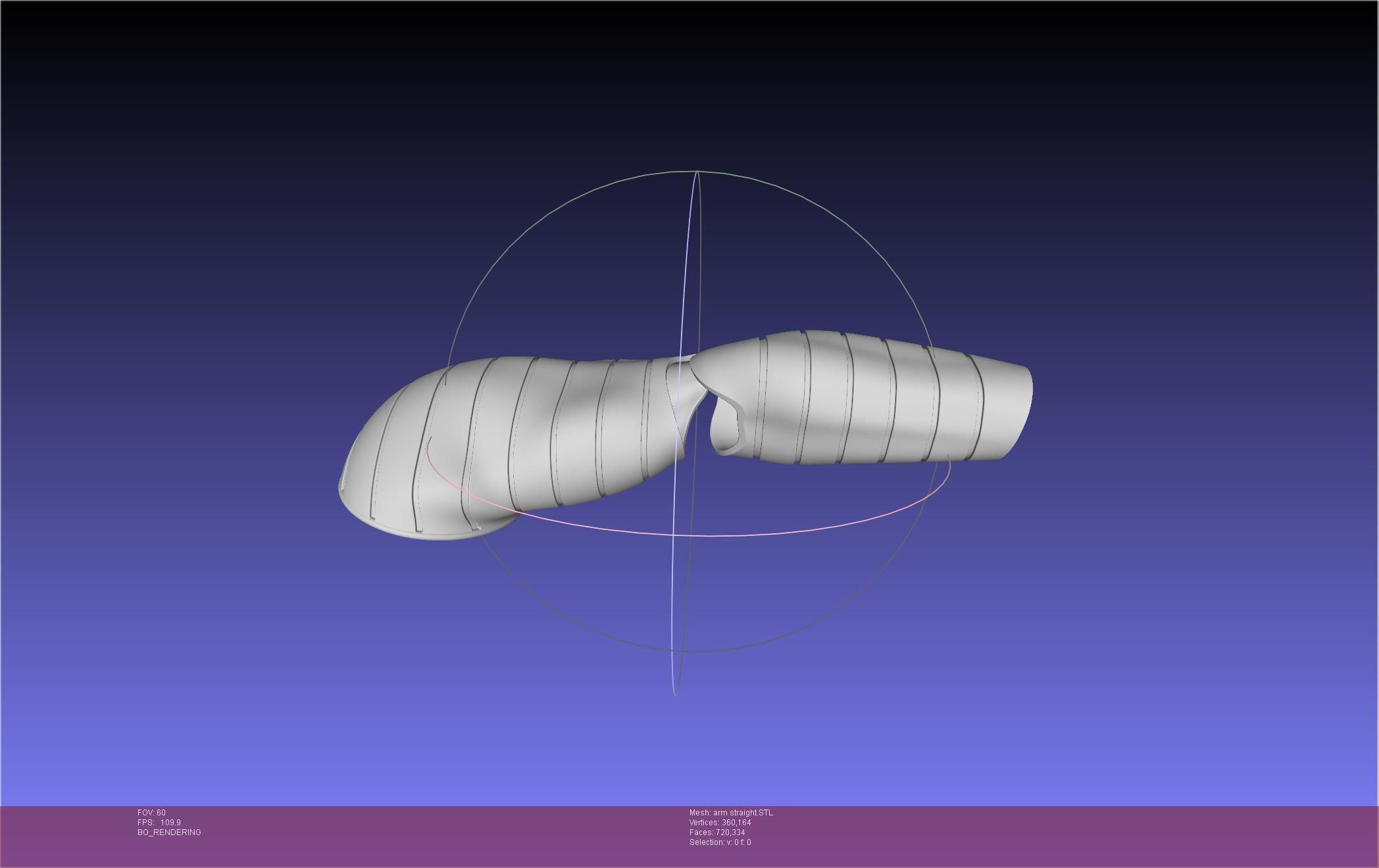 Winter Soldier Arm Simple Straight Lined Version 3D print model_14