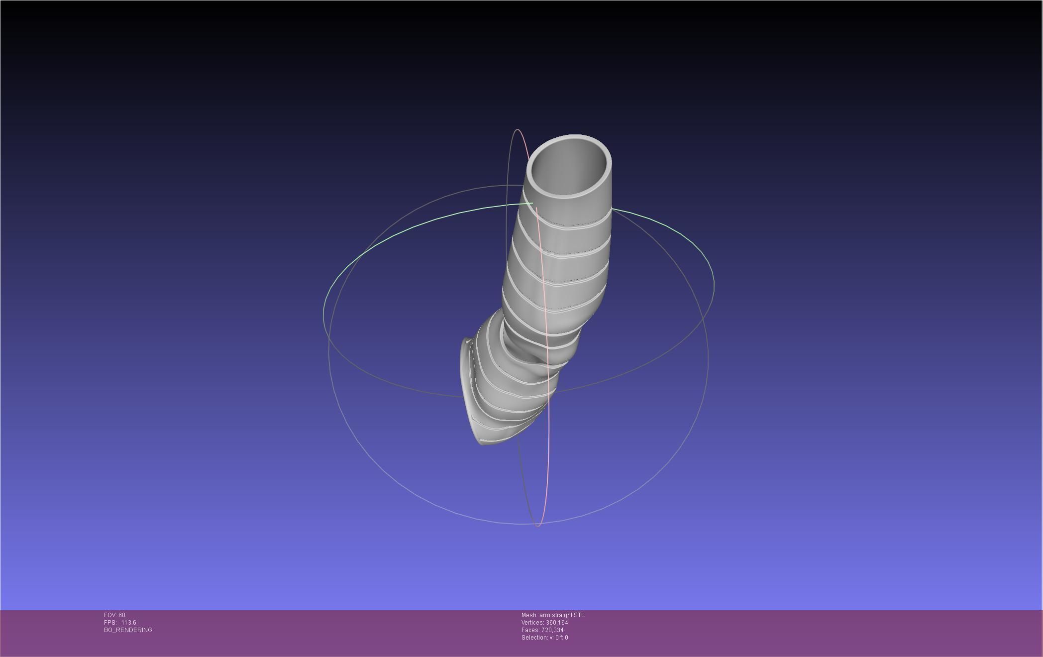 Winter Soldier Arm Simple Straight Lined Version 3D print model_141