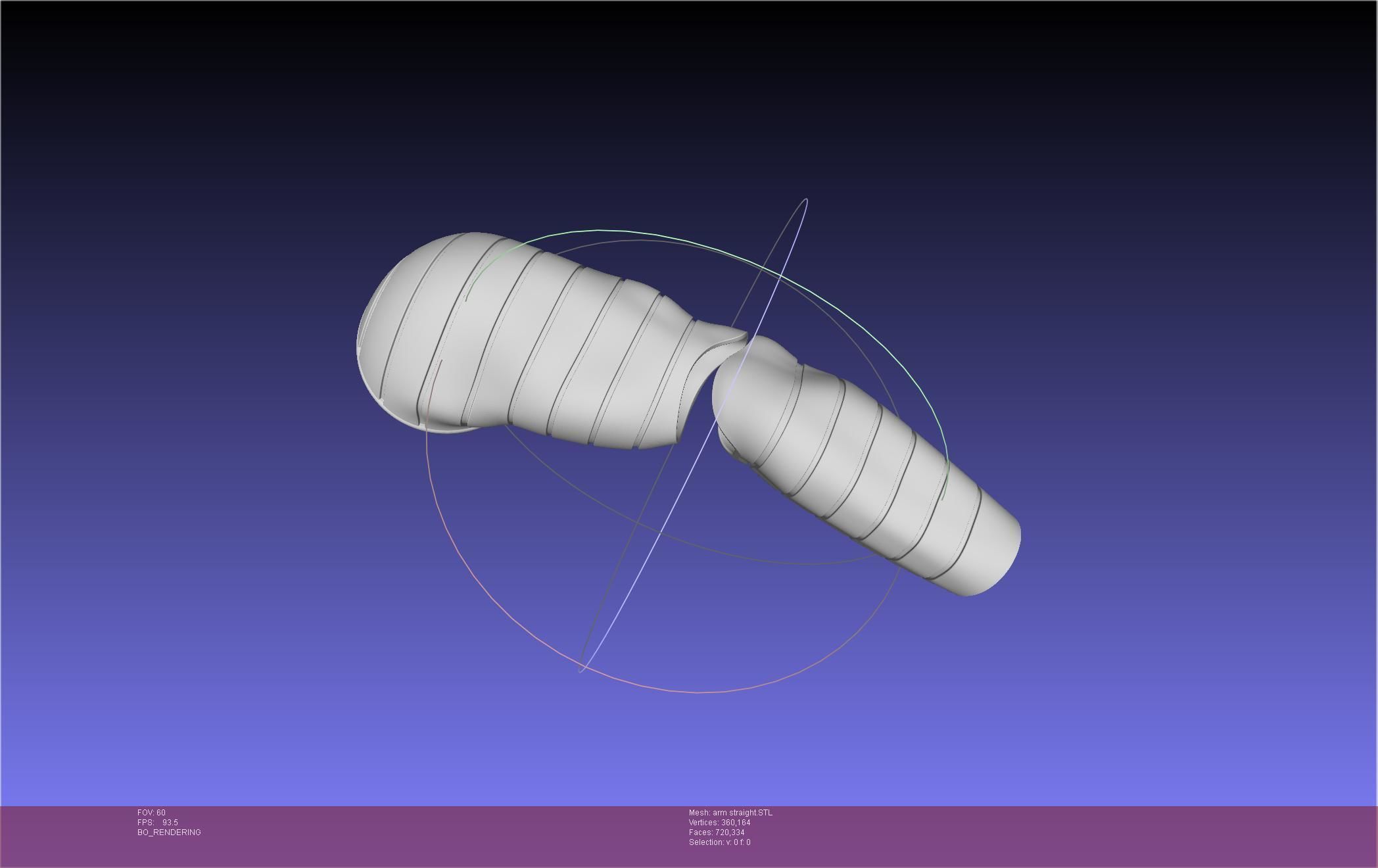 Winter Soldier Arm Simple Straight Lined Version 3D print model_3