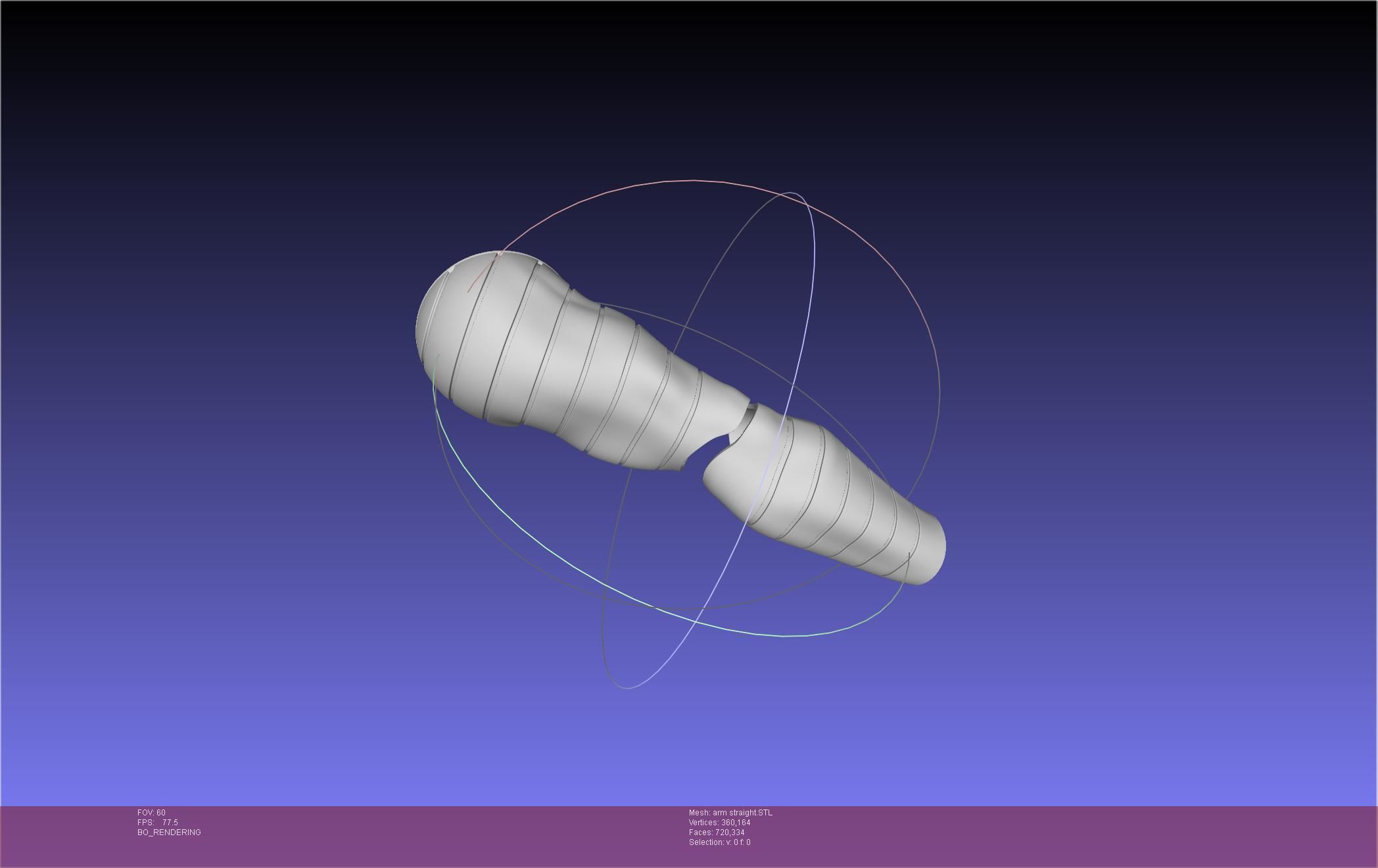 Winter Soldier Arm Simple Straight Lined Version 3D print model_147