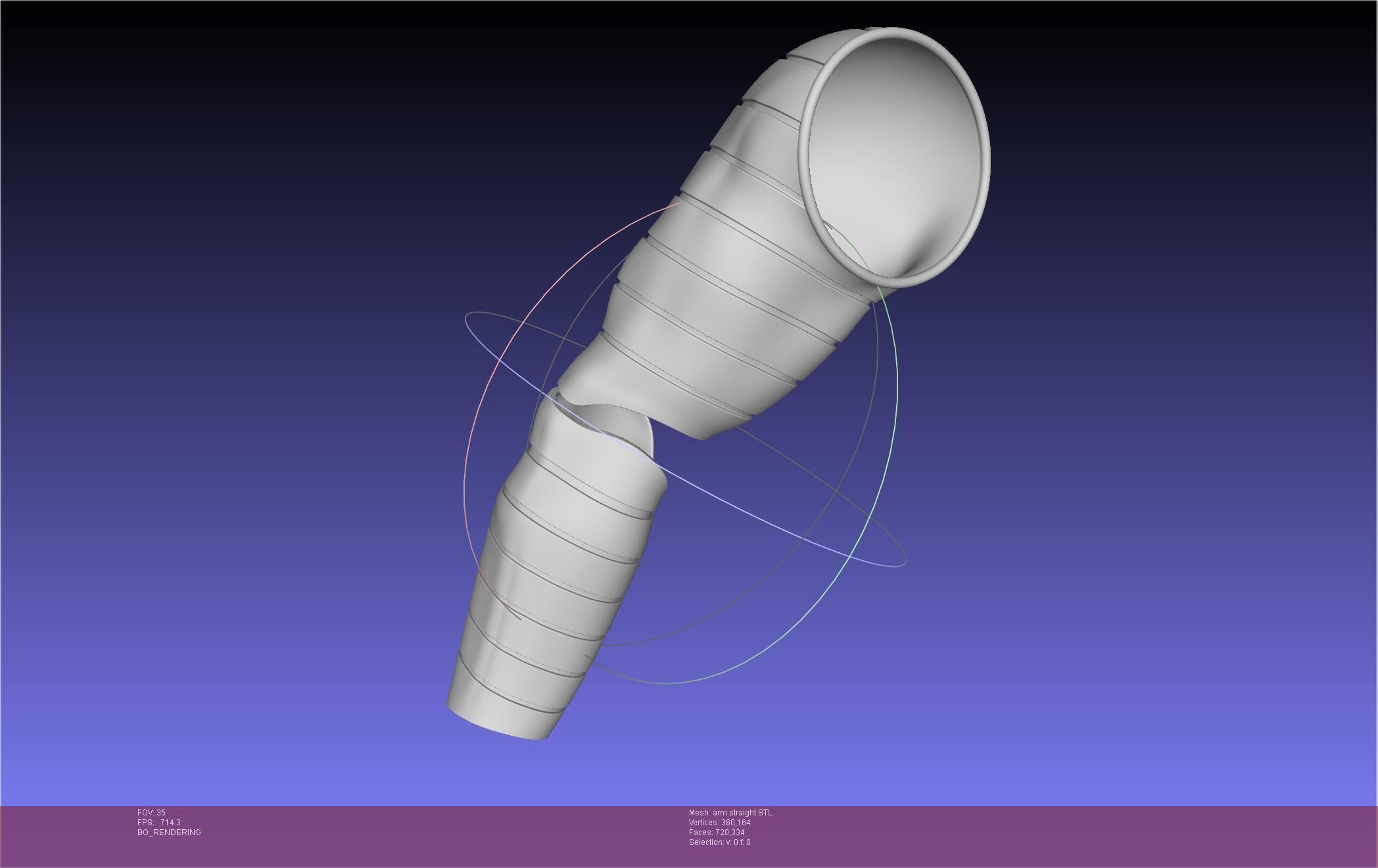 Winter Soldier Arm Simple Straight Lined Version 3D print model_69