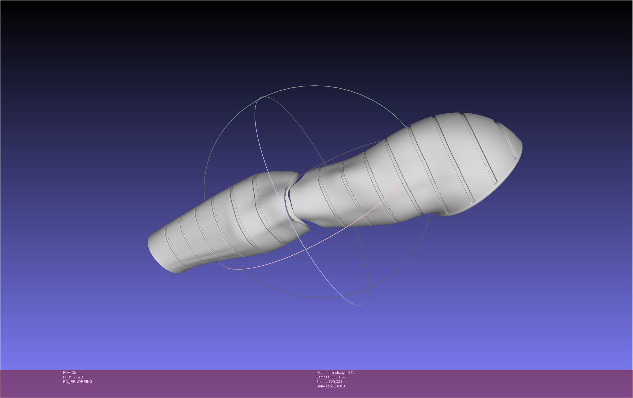 Winter Soldier Arm Simple Straight Lined Version 3D print model_68