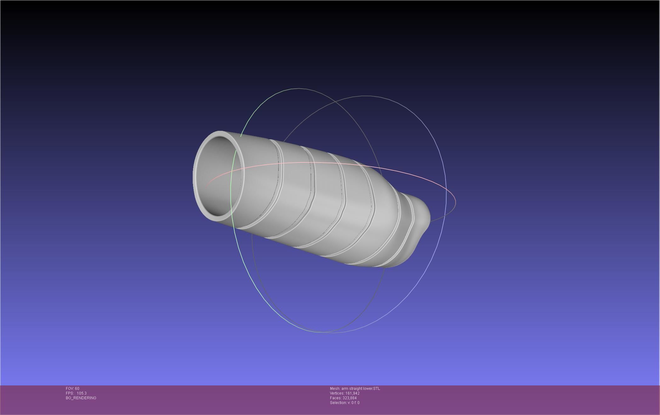 Winter Soldier Arm Simple Straight Lined Version 3D print model_110