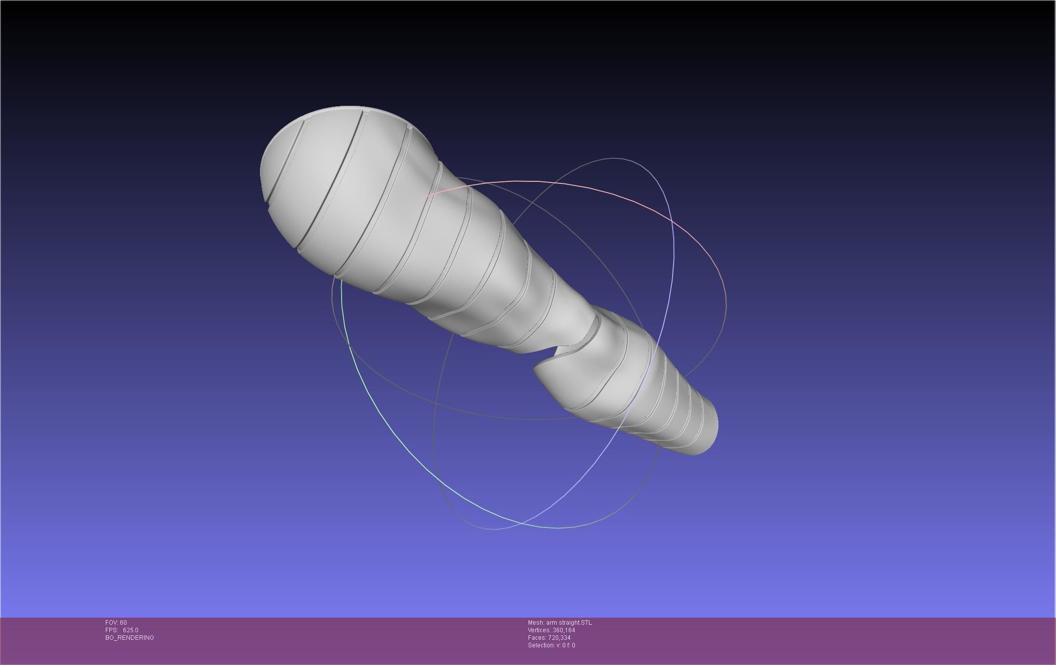 Winter Soldier Arm Simple Straight Lined Version 3D print model_28