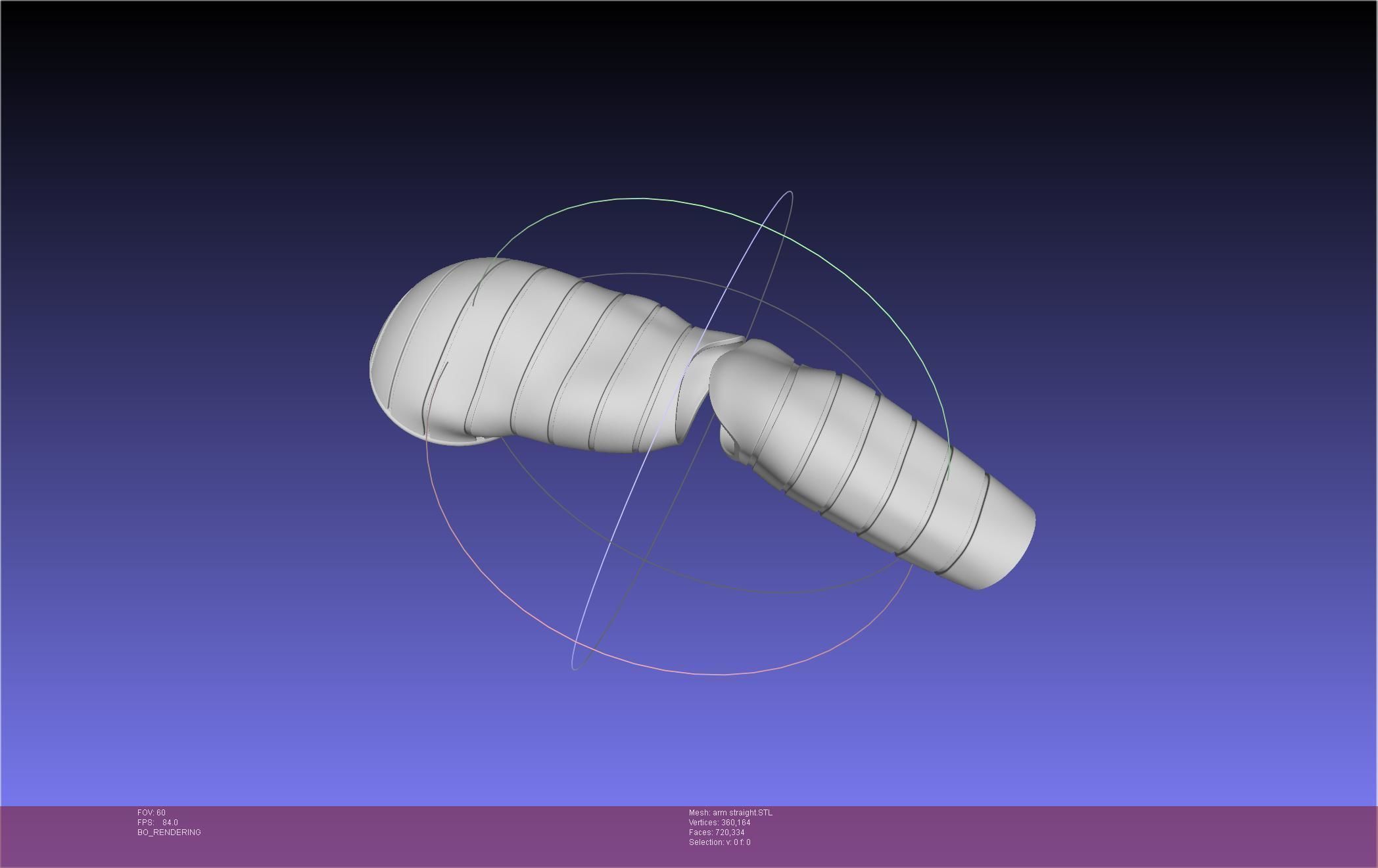 Winter Soldier Arm Simple Straight Lined Version 3D print model_5