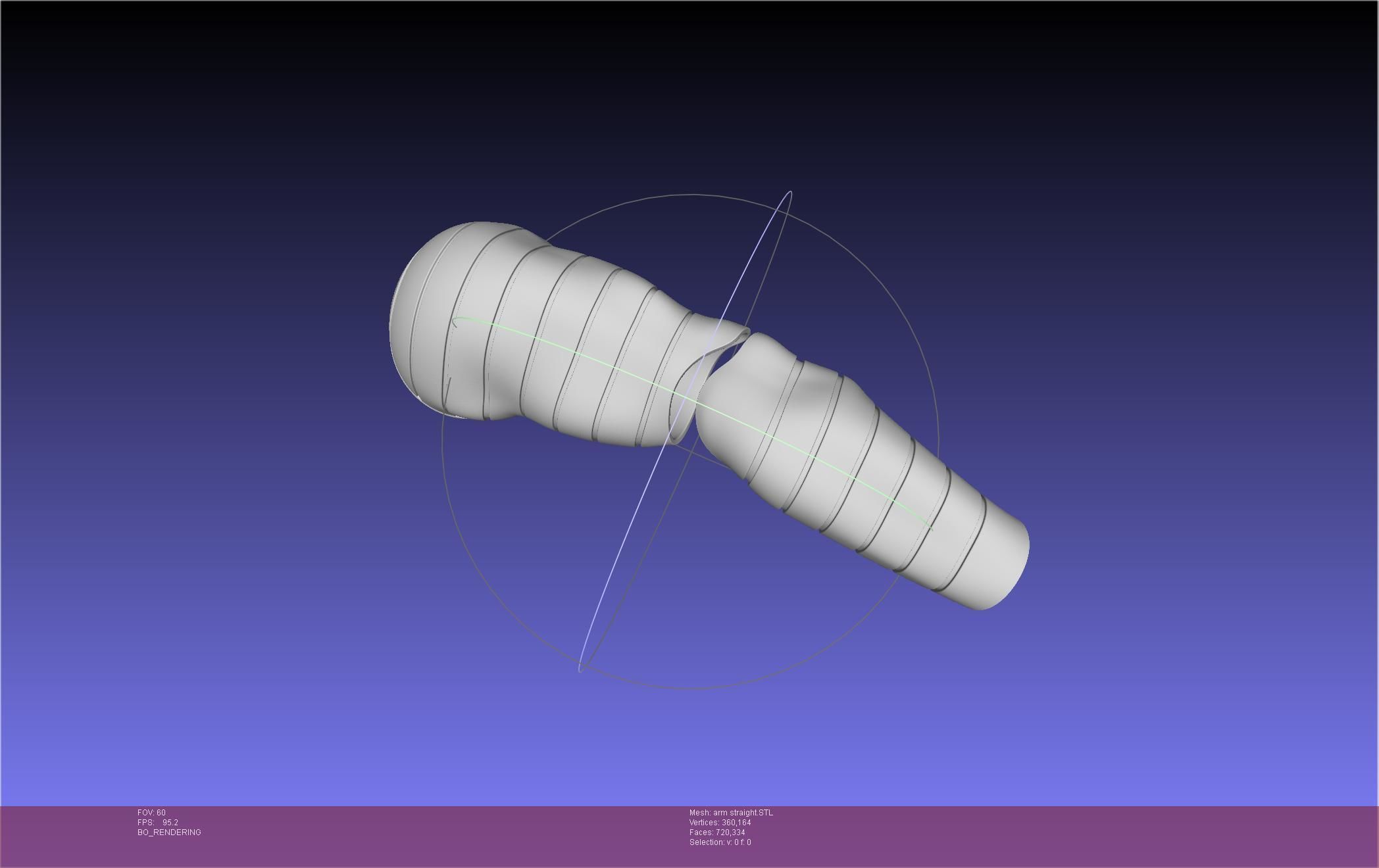 Winter Soldier Arm Simple Straight Lined Version 3D print model_2