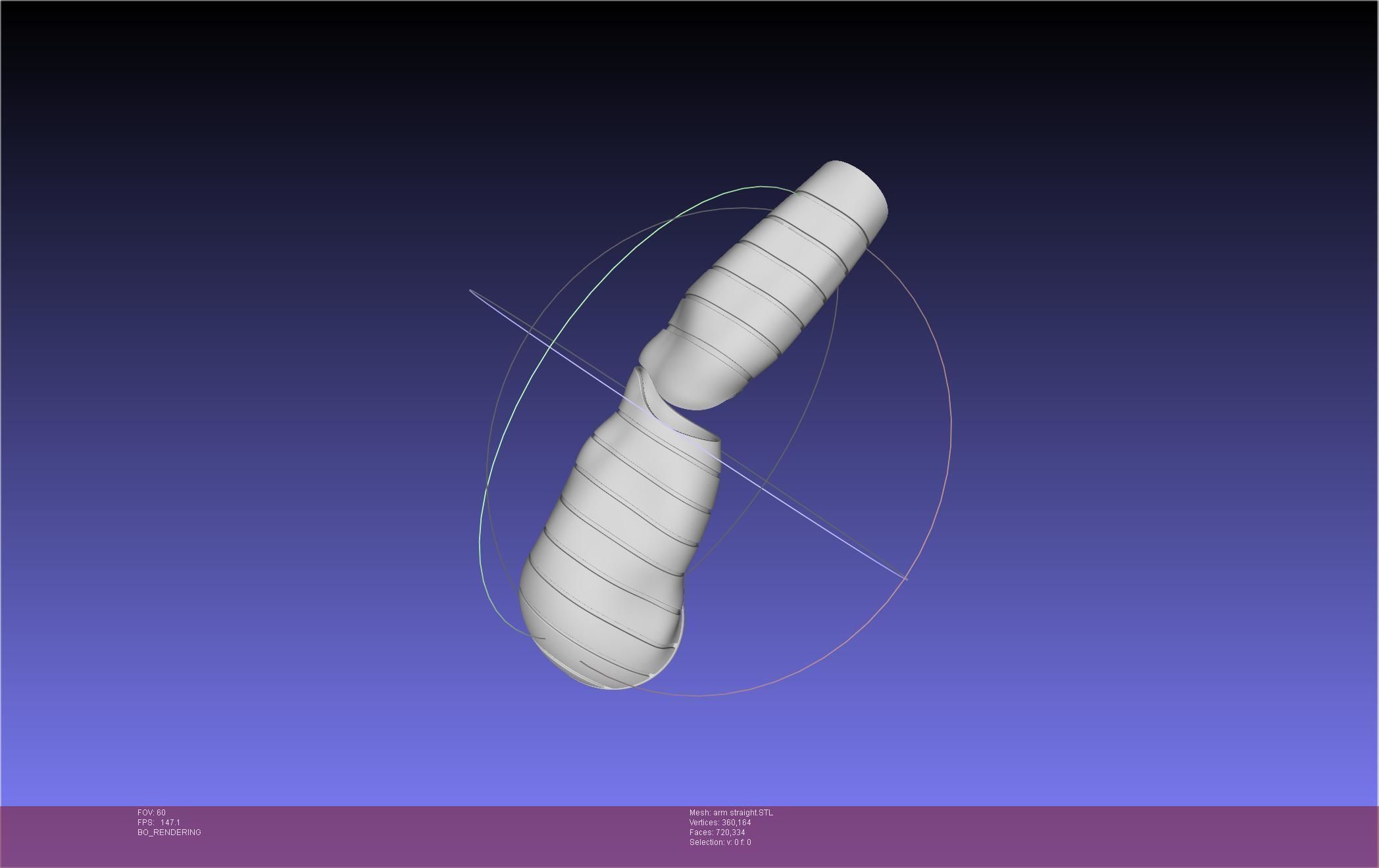 Winter Soldier Arm Simple Straight Lined Version 3D print model_143