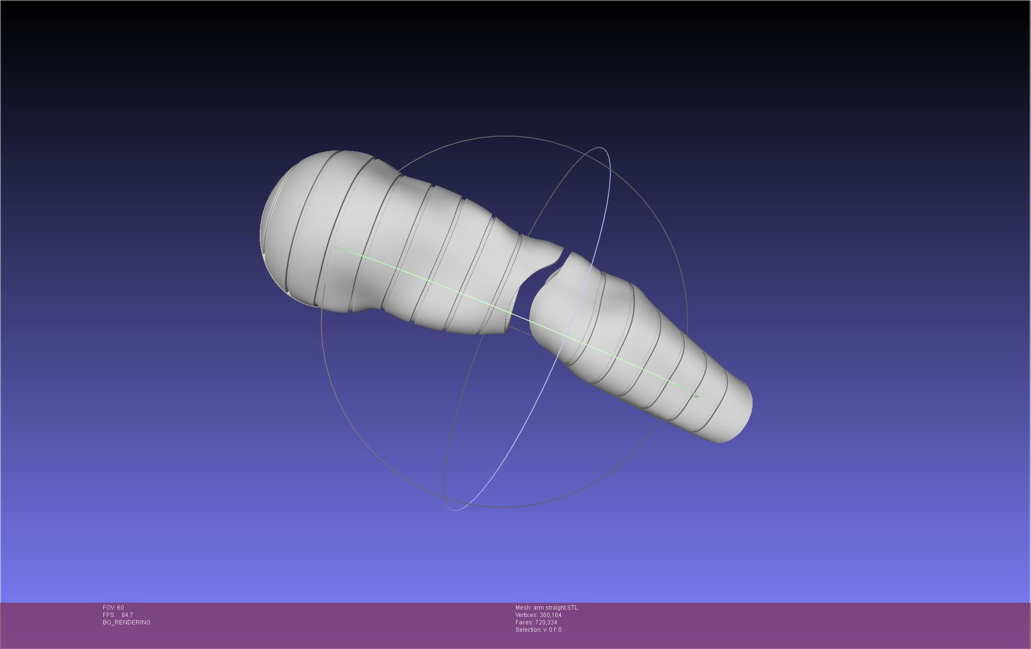 Winter Soldier Arm Simple Straight Lined Version 3D print model_4