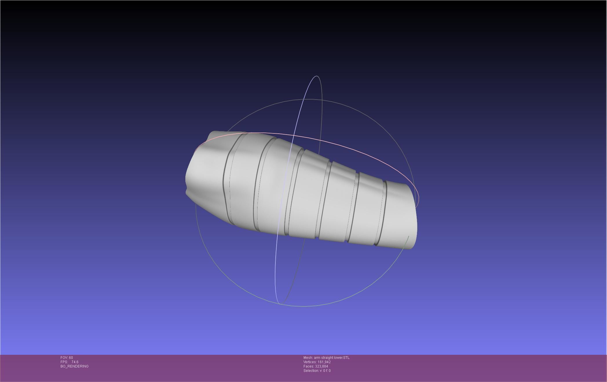 Winter Soldier Arm Simple Straight Lined Version 3D print model_105