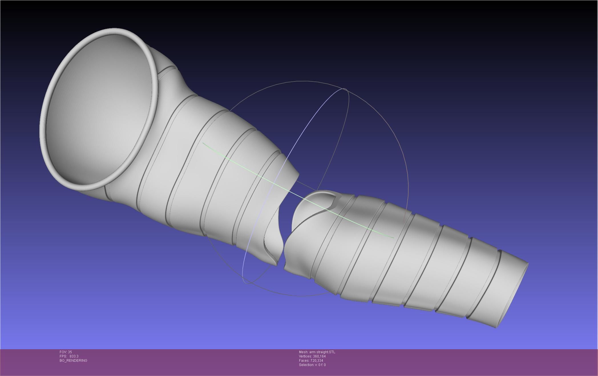 Winter Soldier Arm Simple Straight Lined Version 3D print model_60