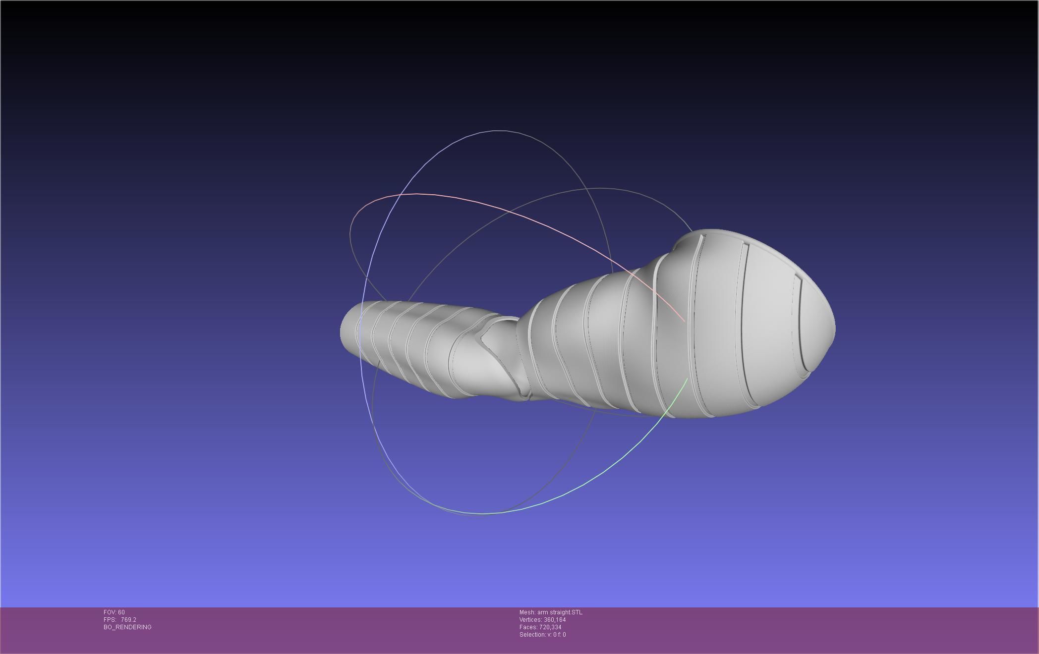 Winter Soldier Arm Simple Straight Lined Version 3D print model_35