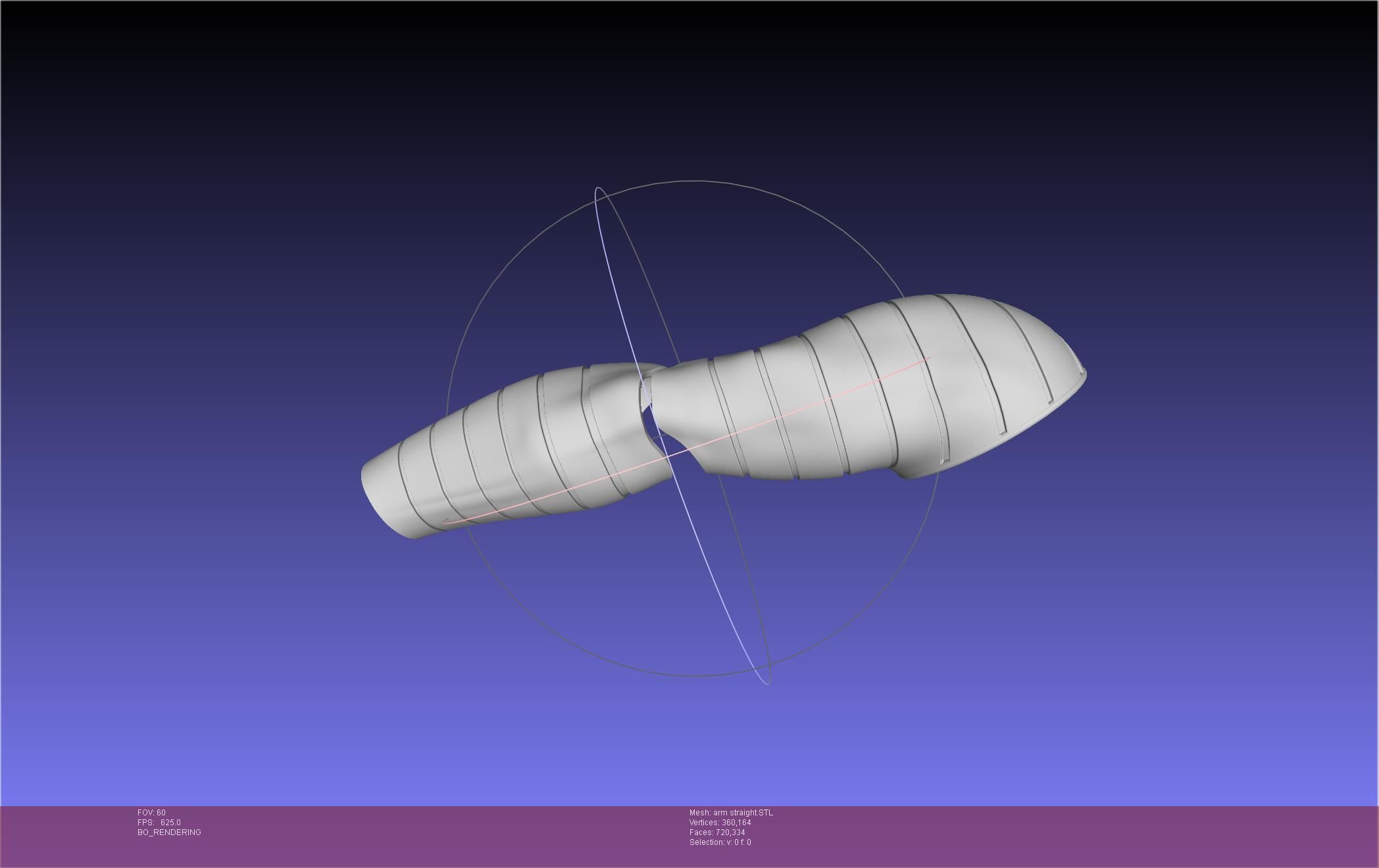 Winter Soldier Arm Simple Straight Lined Version 3D print model_32