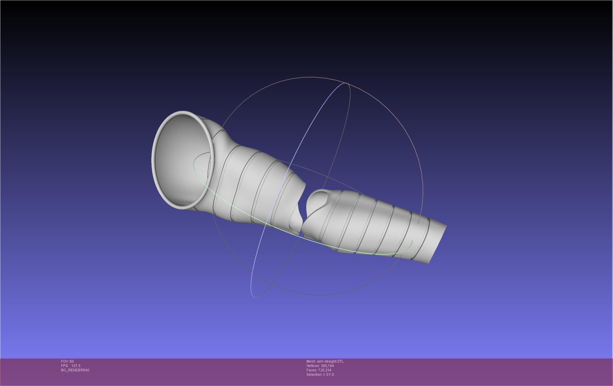 Winter Soldier Arm Simple Straight Lined Version 3D print model_8