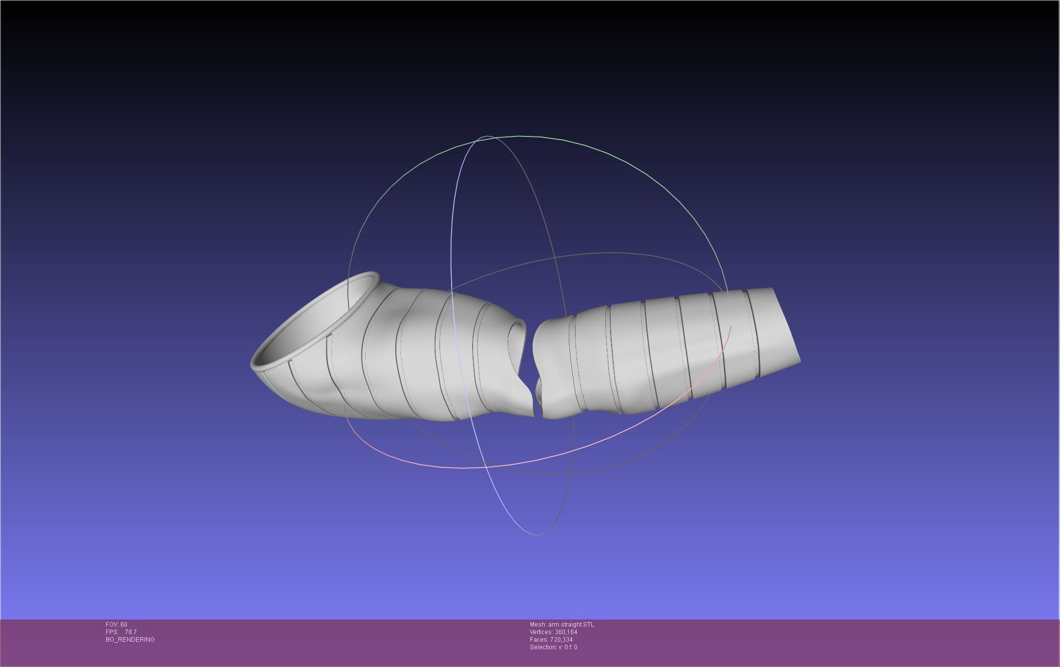 Winter Soldier Arm Simple Straight Lined Version 3D print model_10