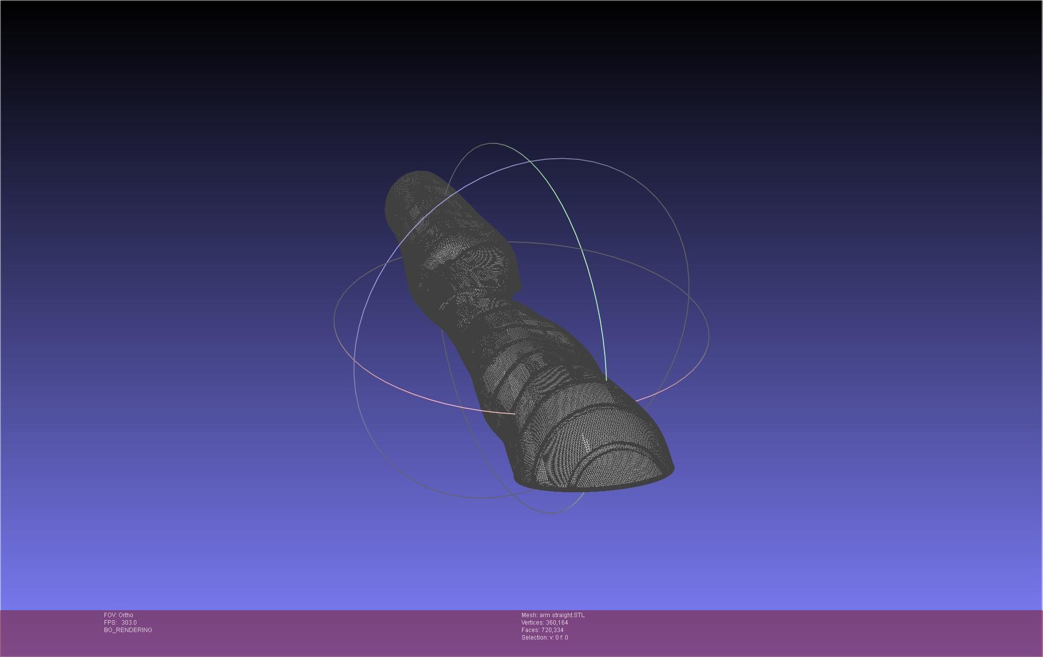 Winter Soldier Arm Simple Straight Lined Version 3D print model_53