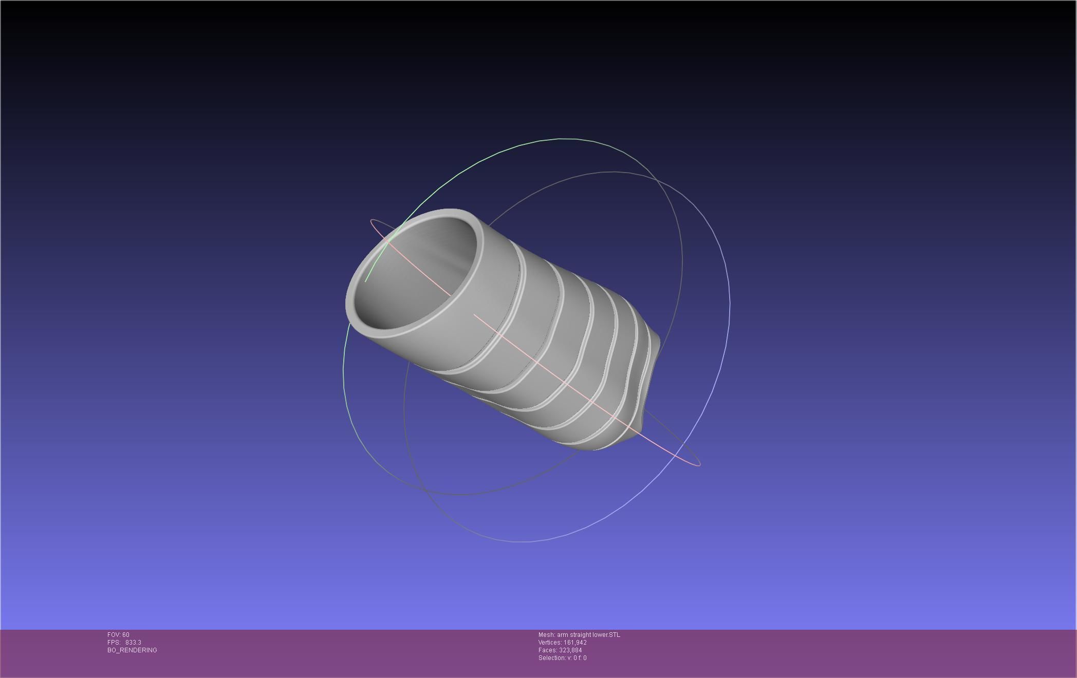 Winter Soldier Arm Simple Straight Lined Version 3D print model_123