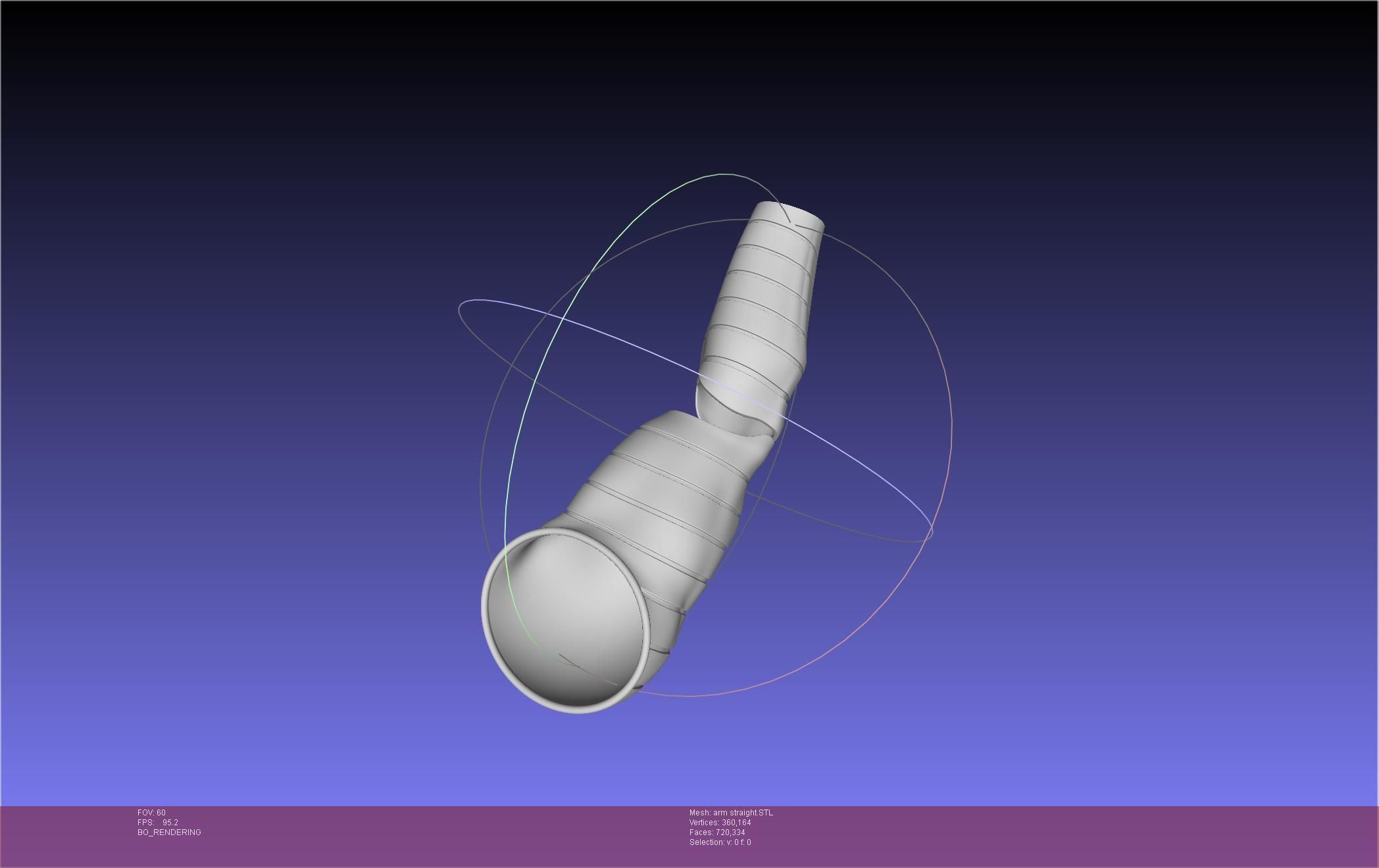 Winter Soldier Arm Simple Straight Lined Version 3D print model_142