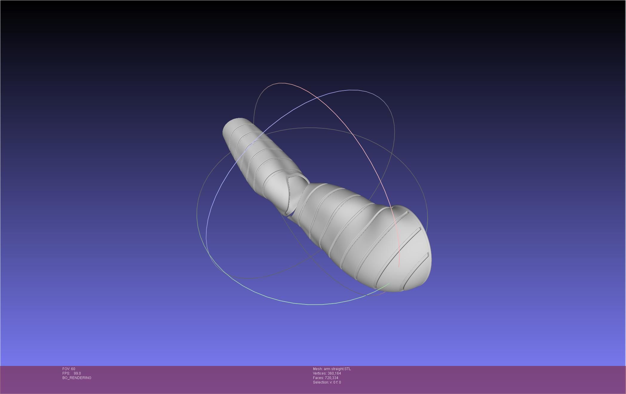 Winter Soldier Arm Simple Straight Lined Version 3D print model_149