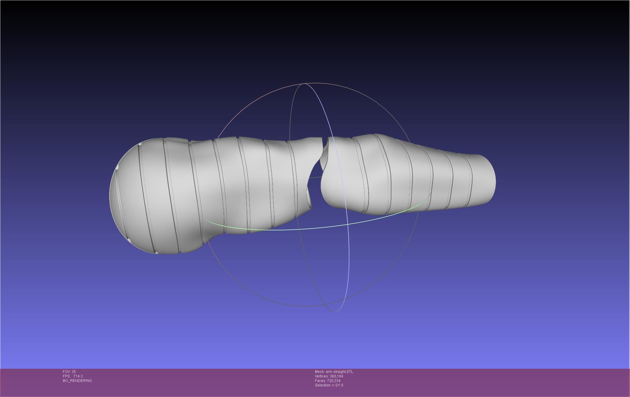 Winter Soldier Arm Simple Straight Lined Version 3D print model_71