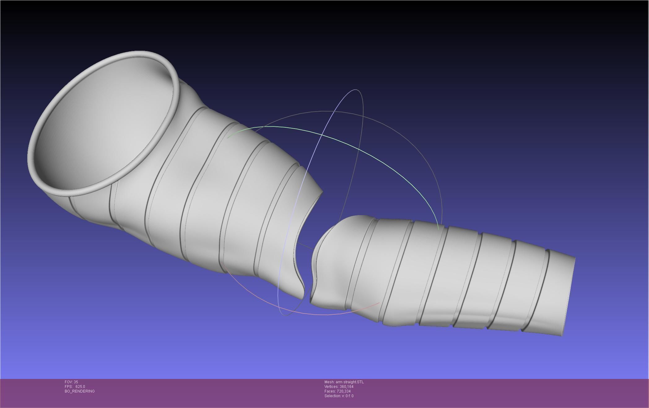 Winter Soldier Arm Simple Straight Lined Version 3D print model_59