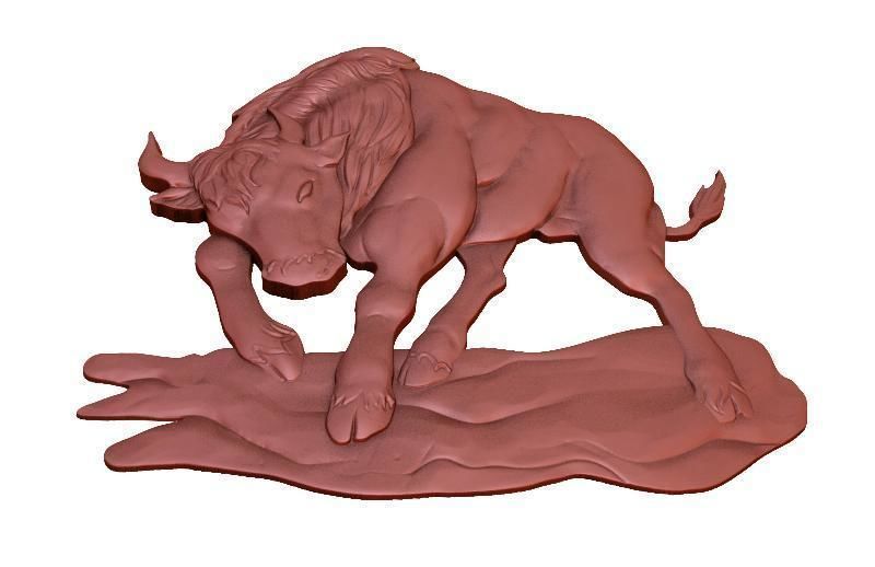 Bull CNC  3D print model_3