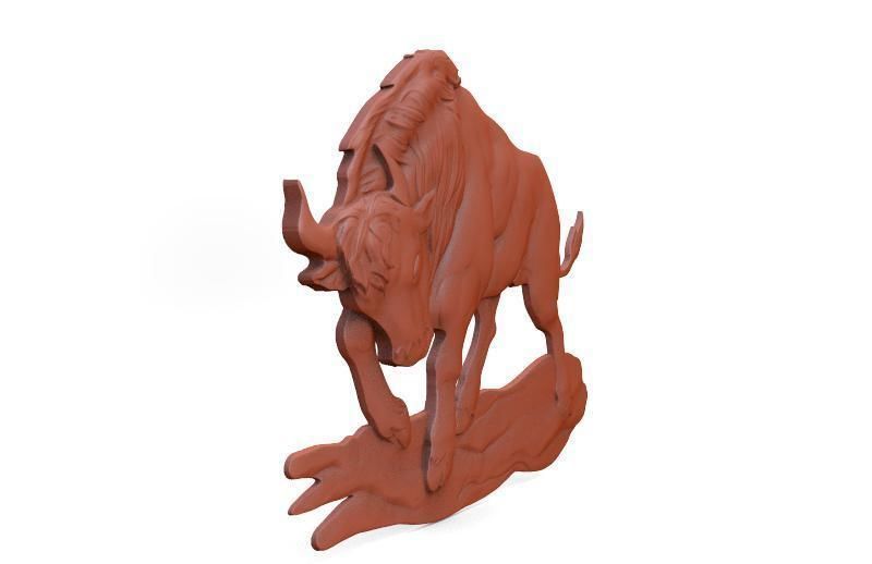 Bull CNC  3D print model_1