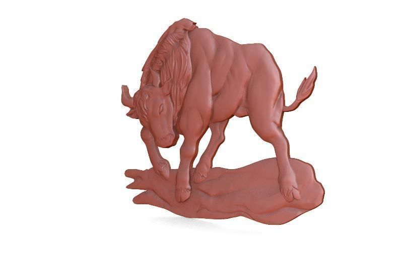 Bull CNC  3D print model_2