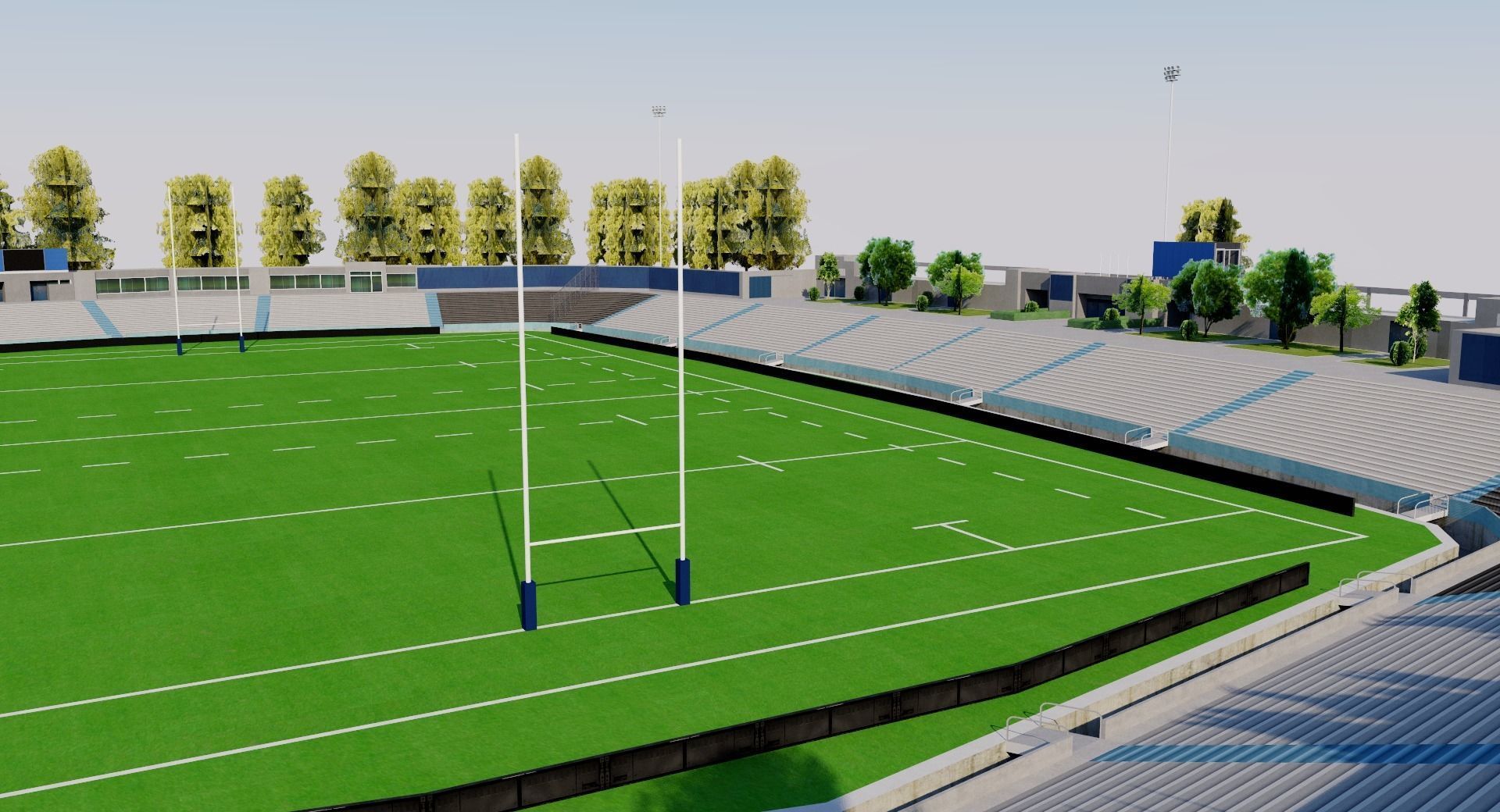 Estadio Charrua - Montevideo - Uruguay 3D model_7