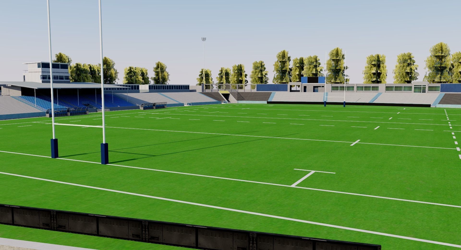 Estadio Charrua - Montevideo - Uruguay 3D model_4