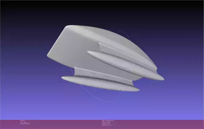 Basic Modern Catamaran Hull Model 3D print model