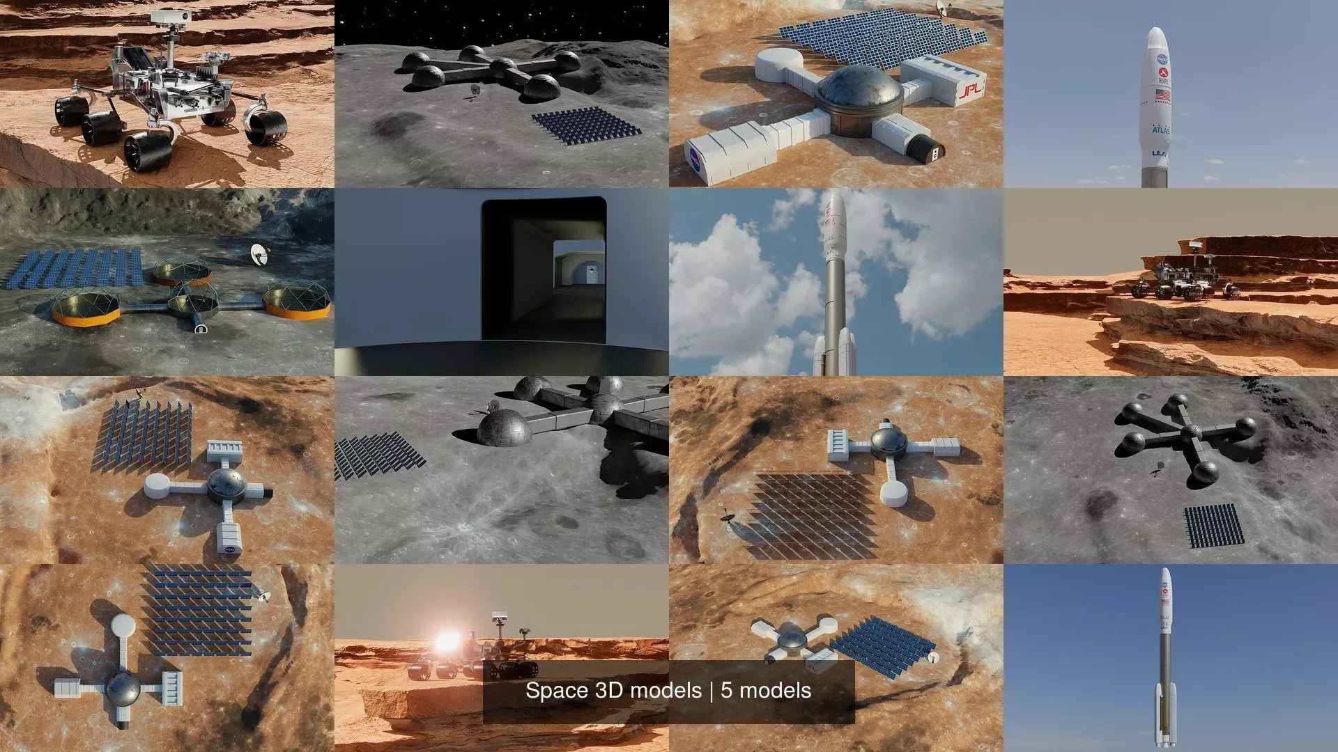 Space 3D models 3D Model Collection_3
