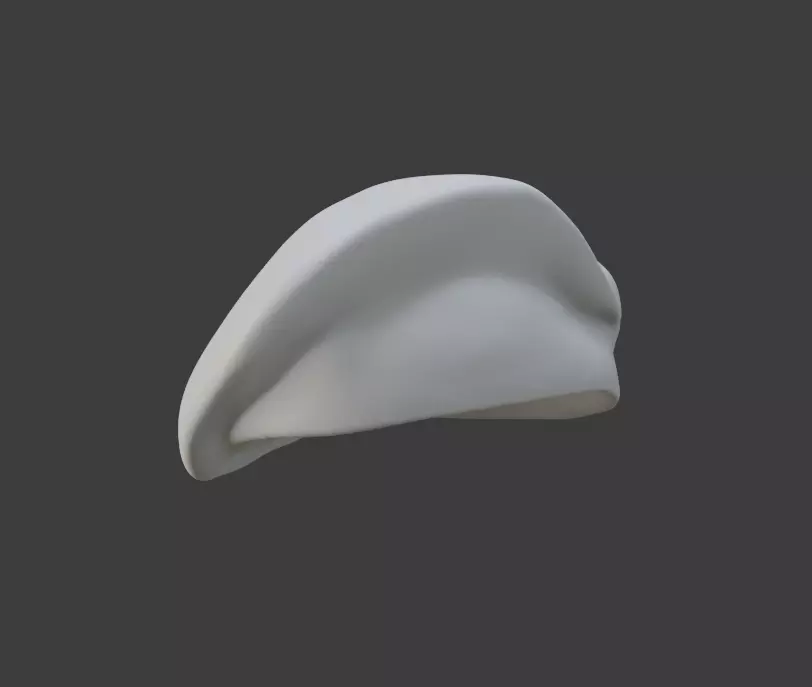 Beret 3D model - multiple versions 3D print model_0