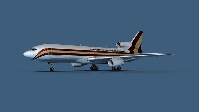 Lockheed L-1011-50 Kalitta Air 3D model